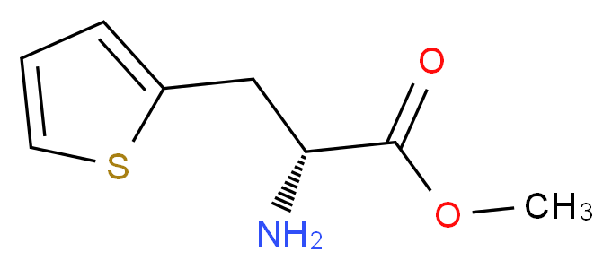 methyl (2R)-2-amino-3-(thiophen-2-yl)propanoate_Molecular_structure_CAS_)