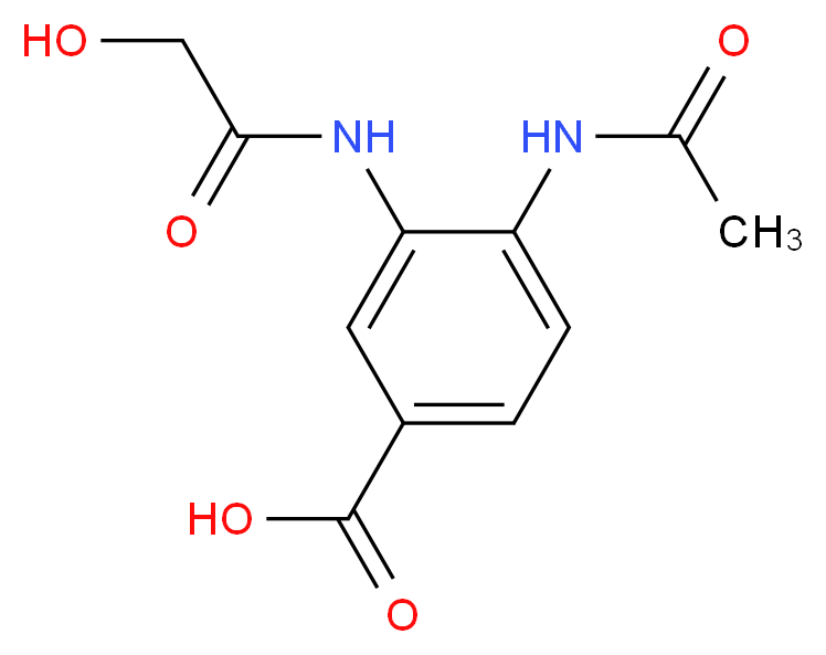 4-(Acetylamino)-3-[(Hydroxyacetyl)Amino]Benzoic Acid_Molecular_structure_CAS_)