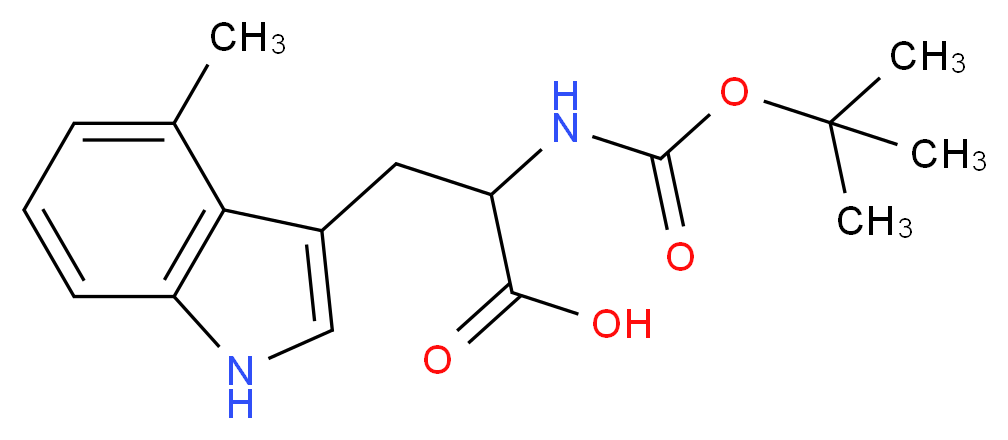 Boc-4-methyl-DL-tryptophan_Molecular_structure_CAS_)