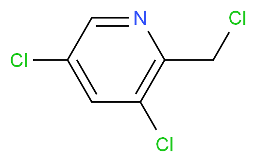 3,5-dichloro-2-(chloromethyl)pyridine_Molecular_structure_CAS_)