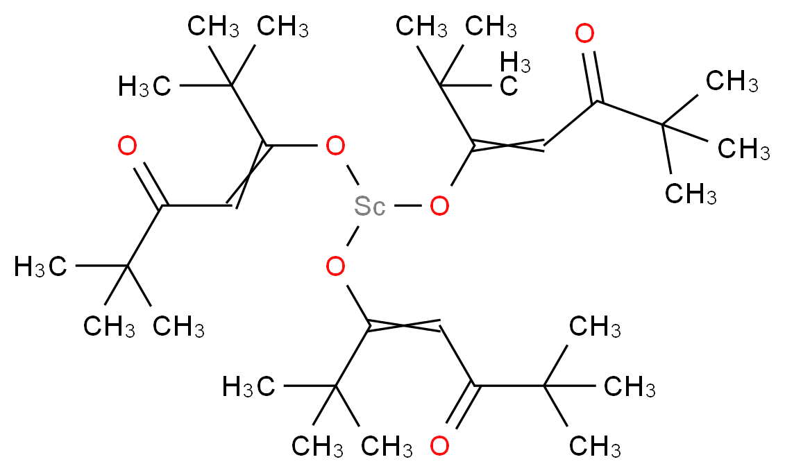 Scandium(III) tris(2,2,6,6-tetramethyl-3,5-heptanedionate) hydrate_Molecular_structure_CAS_307532-33-8)