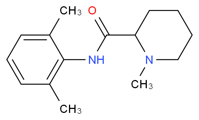 N-(2,6-Dimethylphenyl)-1-methylpiperidine-2-carboxamide_Molecular_structure_CAS_96-88-8)