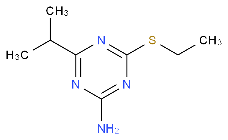 4-(ethylthio)-6-isopropyl-1,3,5-triazin-2-amine_Molecular_structure_CAS_175204-60-1)