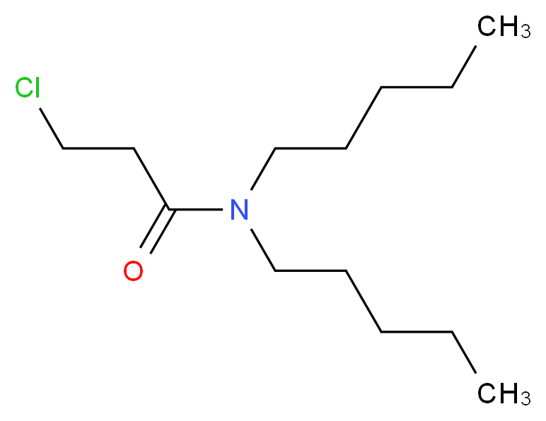 3-chloro-N,N-dipentylpropanamide_Molecular_structure_CAS_)
