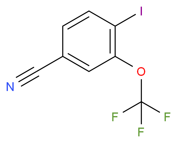 4-Iodo-3-(trifluoromethoxy)benzonitrile_Molecular_structure_CAS_886762-66-9)