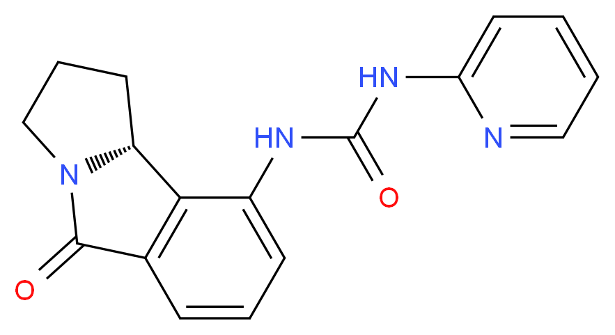 N'-(Pyrrolidino[2,1-B]Isoindolin-4-On-8-Yl)-N-(Pyridin-2-Yl)Urea_Molecular_structure_CAS_)