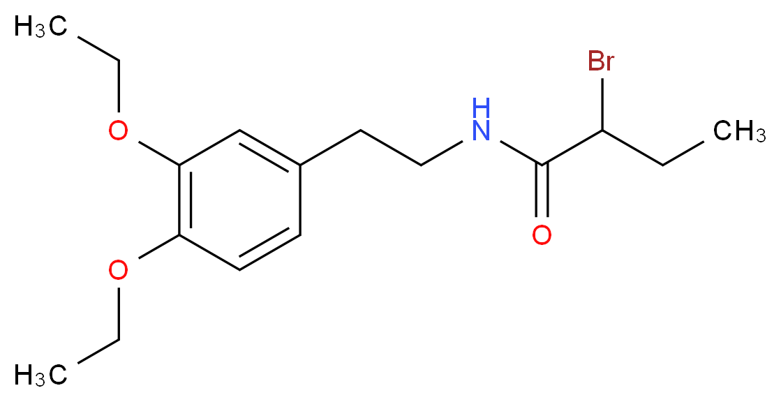 2-Bromo-N-[2-(3,4-diethoxyphenyl)ethyl]butanamide_Molecular_structure_CAS_)