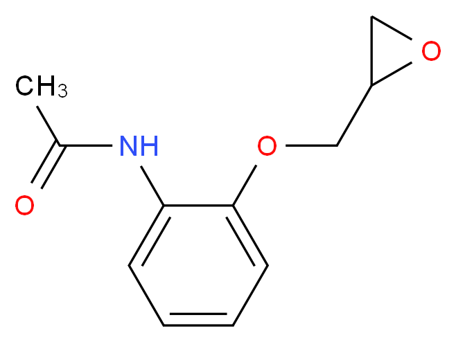 N1-[2-(oxiran-2-ylmethoxy)phenyl]acetamide_Molecular_structure_CAS_57682-11-8)