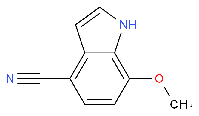  7-Methoxy-1H-indole-4-carbonitrile_Molecular_structure_CAS_85598-15-8)