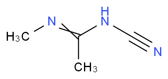 N-CYANO-N'-METHYL-ETHANIMIDAMIDE_Molecular_structure_CAS_56563-12-3)
