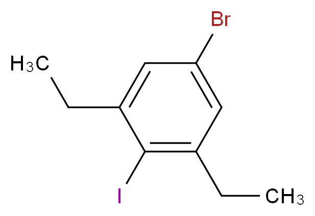 1-Bromo-3,5-diethyl-4-iodobenzene_Molecular_structure_CAS_942475-12-9)