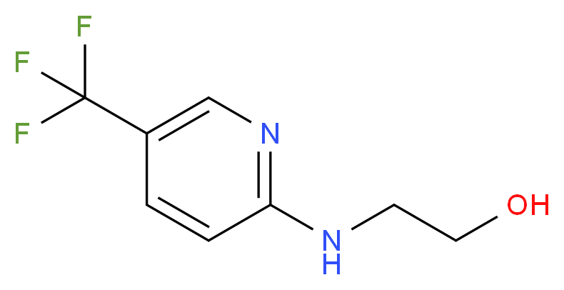 2-{[5-(trifluoromethyl)pyridin-2-yl]amino}ethanol_Molecular_structure_CAS_874630-03-2)