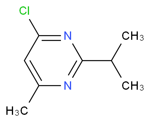 4-chloro-2-isopropyl-6-methylpyrimidine_Molecular_structure_CAS_4595-69-1)