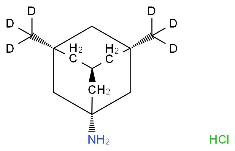 Memantine-d6 Hydrochloride_Molecular_structure_CAS_)