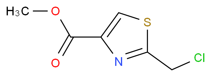 Methyl 2-(chloromethyl)thiazole-4-carboxylate_Molecular_structure_CAS_321371-29-3)