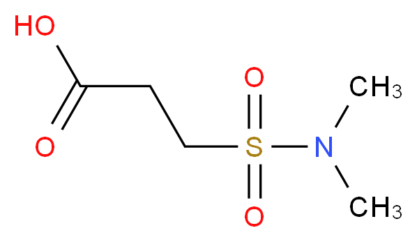 3-(dimethylsulfamoyl)propanoic acid_Molecular_structure_CAS_)