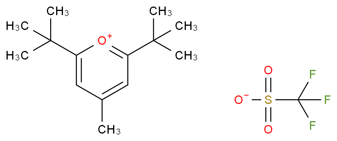 2,6-Di-tert-butyl-4-methylpyrylium trifluoromethanesulfonate_Molecular_structure_CAS_59643-43-5)