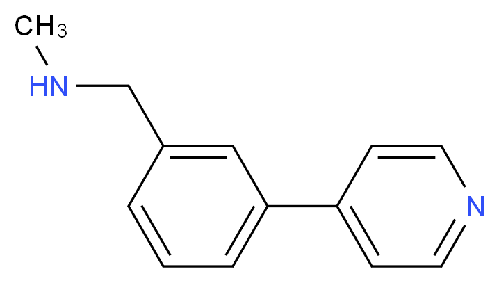 N-methyl-N-(3-pyridin-4-ylbenzyl)amine_Molecular_structure_CAS_852180-67-7)