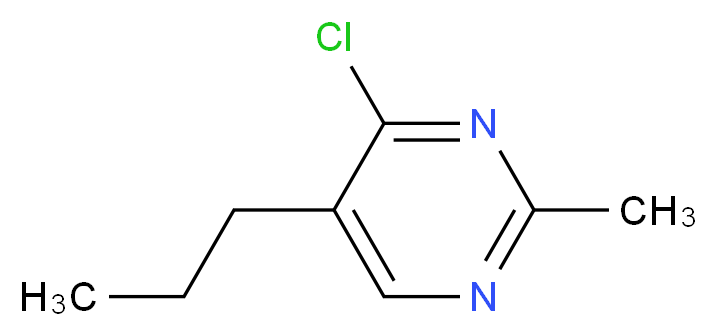 4-Chloro-2-methyl-5-propylpyrimidine_Molecular_structure_CAS_959239-77-1)