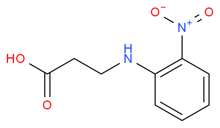 3-[(2-nitrophenyl)amino]propanoic acid_Molecular_structure_CAS_38584-58-6)