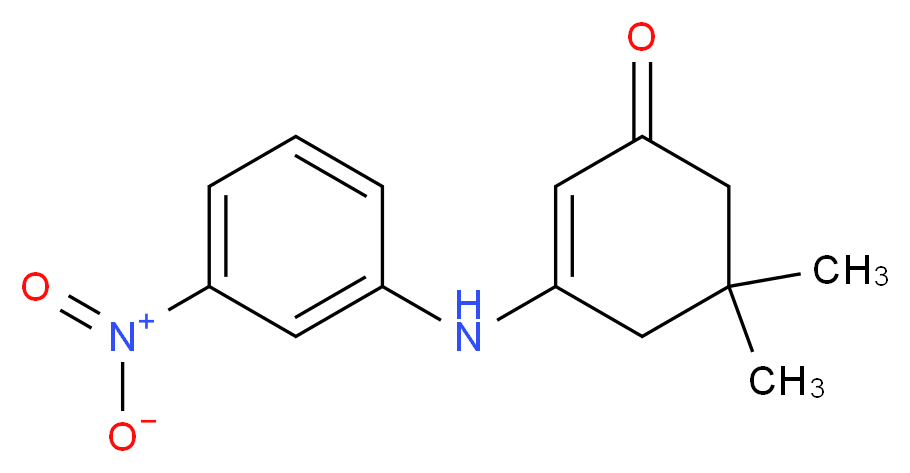 5,5-Dimethyl-3-[(3-nitrophenyl)amino]-cyclohex-2-en-1-one_Molecular_structure_CAS_61997-86-2)