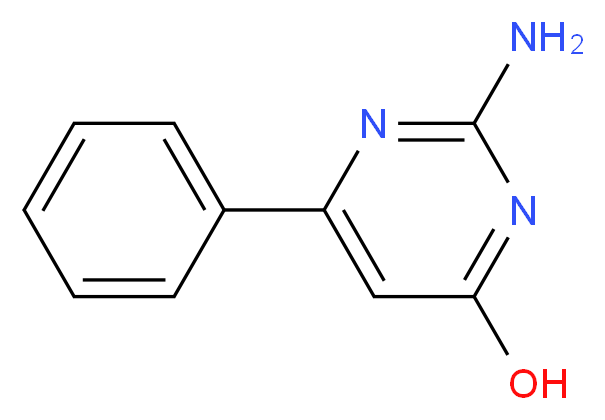 2-Amino-6-phenylpyrimidin-4-ol_Molecular_structure_CAS_)
