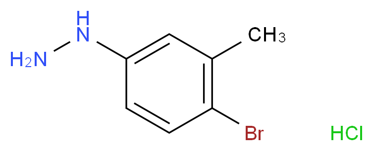(4-bromo-3-methylphenyl)hydrazine hydrochloride_Molecular_structure_CAS_)
