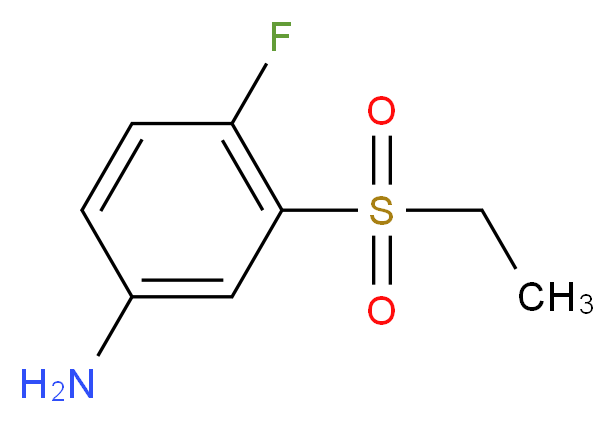 3-(ethanesulfonyl)-4-fluoroaniline_Molecular_structure_CAS_)