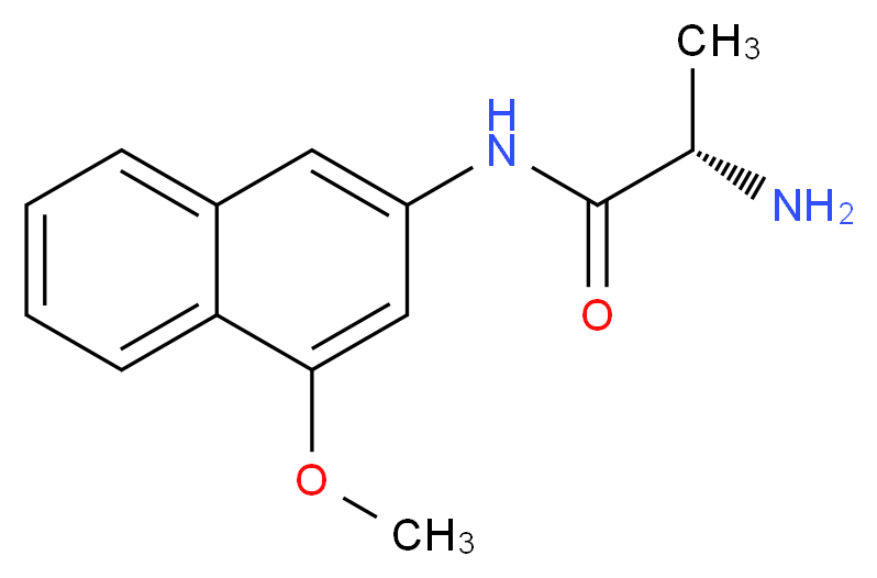L-Alanine 4-methoxy-β-naphthylamide_Molecular_structure_CAS_4467-67-8)