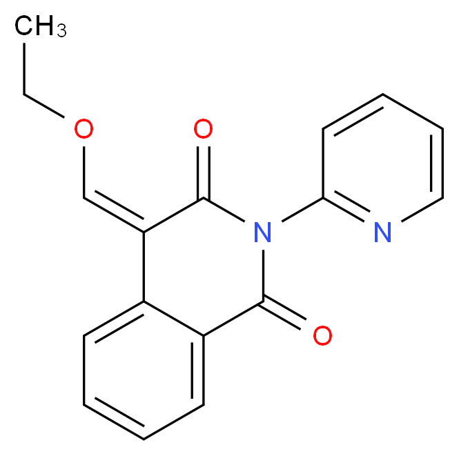 4-Ethoxymethylene-2-pyridin-2-yl-4H-isoquinoline-1,3-dione_Molecular_structure_CAS_)