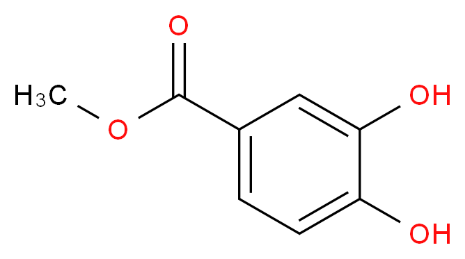 3,4-Dihydroxybenzoic Acid Methyl Ester_Molecular_structure_CAS_2150-43-8)