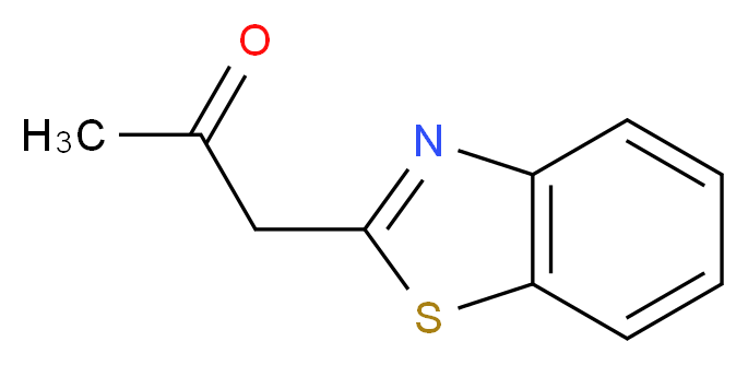 1-(1,3-benzothiazol-2-yl)propan-2-one_Molecular_structure_CAS_)