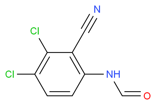 N-(3,4-dichloro-2-cyanophenyl)formamide_Molecular_structure_CAS_)