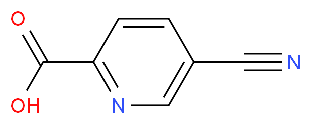 5-cyanopyridine-2-carboxylic acid_Molecular_structure_CAS_)