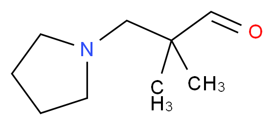 2,2-Dimethyl-3-(1-pyrrolidinyl)propanal_Molecular_structure_CAS_296264-94-3)