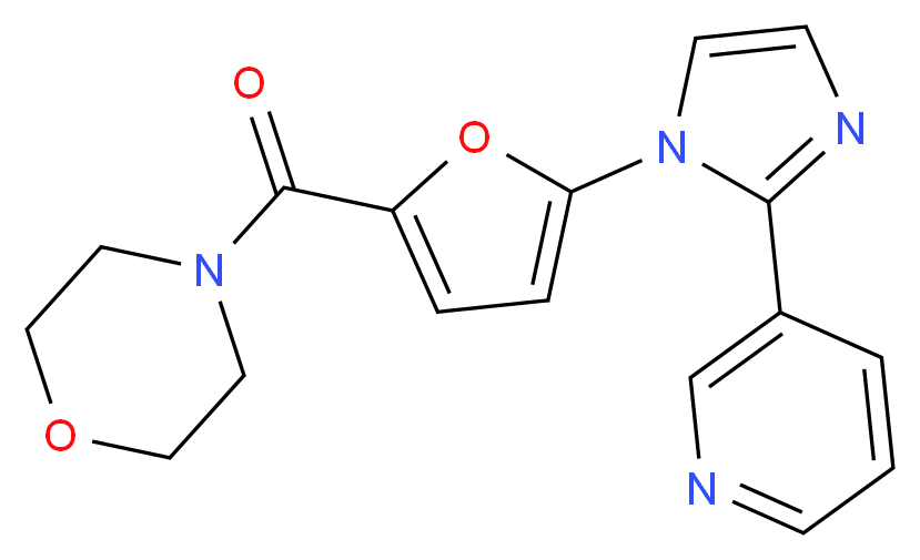4-[5-(2-pyridin-3-yl-1H-imidazol-1-yl)-2-furoyl]morpholine_Molecular_structure_CAS_)