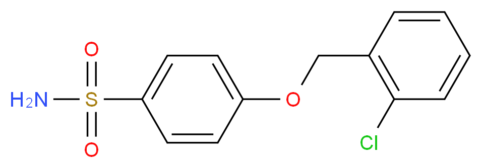 4-[(2-chlorophenyl)methoxy]benzene-1-sulfonamide_Molecular_structure_CAS_)