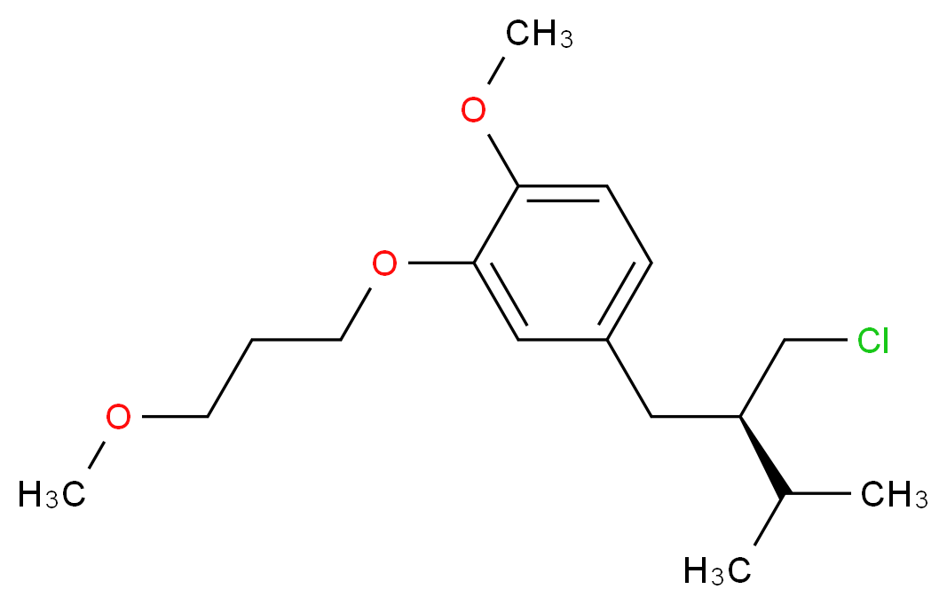 (R)-4-(2-(Chloromethyl)-3-methylbutyl)-1-methoxy-2-(3-methoxypropoxy)benzene_Molecular_structure_CAS_324763-39-5)