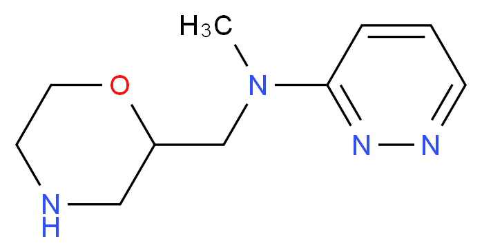 N-methyl-N-(morpholin-2-ylmethyl)pyridazin-3-amine_Molecular_structure_CAS_)