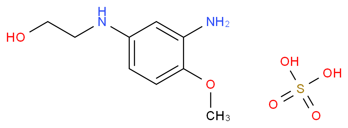 5-(2-Hydroxyethylamino)-2-methoxylaniline sulfate_Molecular_structure_CAS_83763-48-8)