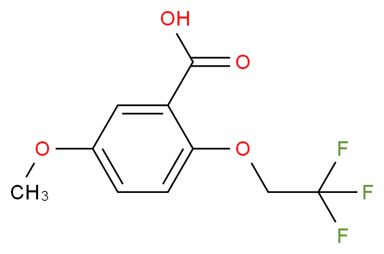 5-methoxy-2-(2,2,2-trifluoroethoxy)benzoic acid_Molecular_structure_CAS_175205-34-2)