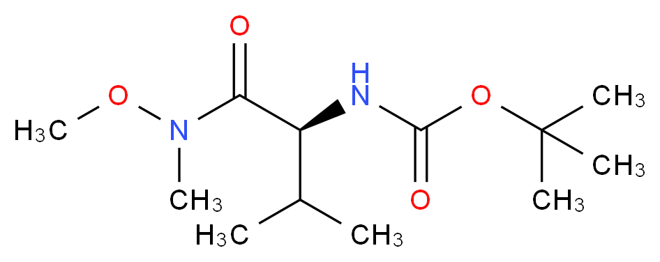 N-(tert-Butoxycarbonyl)-L-valine N′-methoxy-N′-methylamide_Molecular_structure_CAS_87694-52-8)