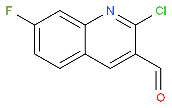 2-CHLORO-7-FLUOROQUINOLINE-3-CARBOXALDEHYDE_Molecular_structure_CAS_745830-16-4)
