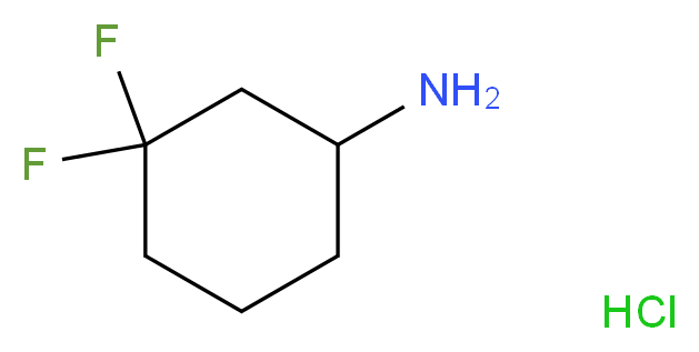 3,3-Difluorocyclohexanamine hydrochloride_Molecular_structure_CAS_921602-77-9)