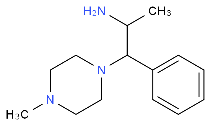 [1-methyl-2-(4-methylpiperazin-1-yl)-2-phenylethyl]amine_Molecular_structure_CAS_)
