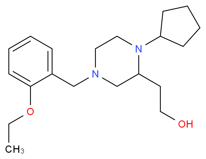 2-[1-cyclopentyl-4-(2-ethoxybenzyl)-2-piperazinyl]ethanol_Molecular_structure_CAS_)