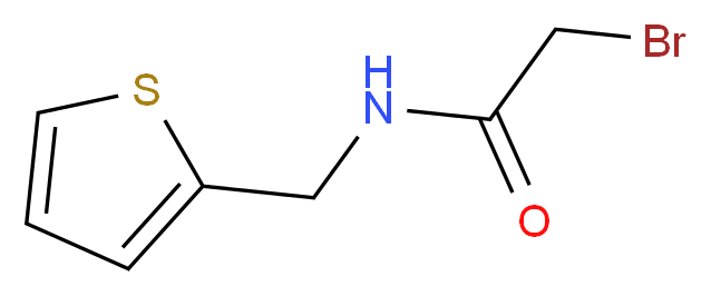 2-bromo-N-(2-thienylmethyl)acetamide_Molecular_structure_CAS_883526-96-3)
