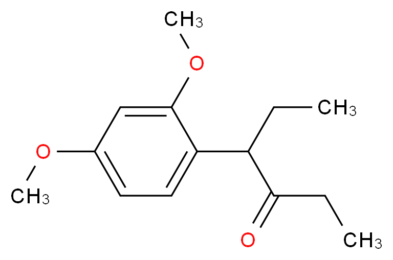3-(2',4'-DIMETHOXYPHENYL)-4-HEXANONE_Molecular_structure_CAS_6628-89-3)