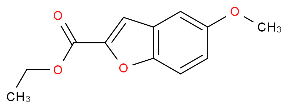 5-Methoxybenzofuran-2-carboxylic acid, ethyl ester_Molecular_structure_CAS_50551-56-9)