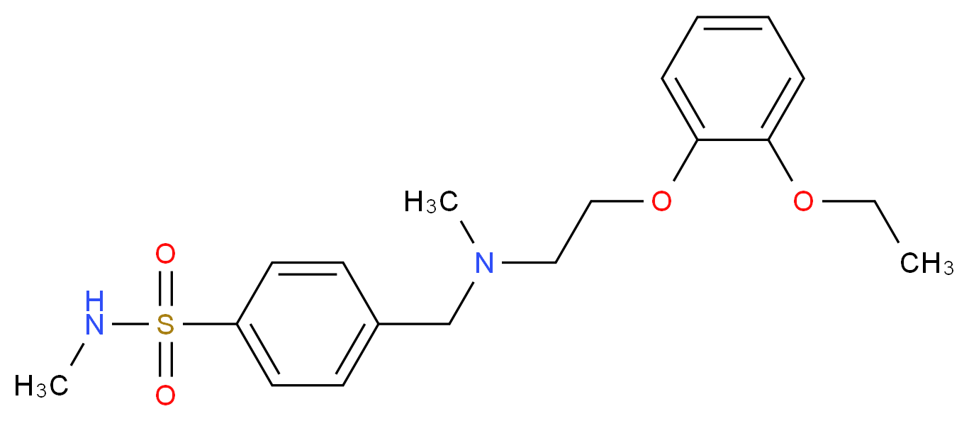 4-{[[2-(2-ethoxyphenoxy)ethyl](methyl)amino]methyl}-N-methylbenzenesulfonamide_Molecular_structure_CAS_)